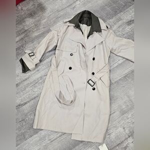 & Other Stories Two-Tone Trench Coat